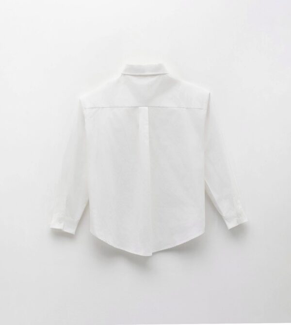 Camisa blanca oversize - Imagen 3