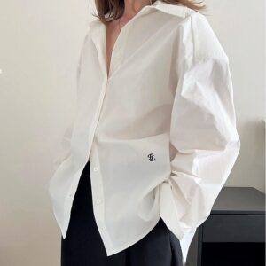 Camisa blanca oversize