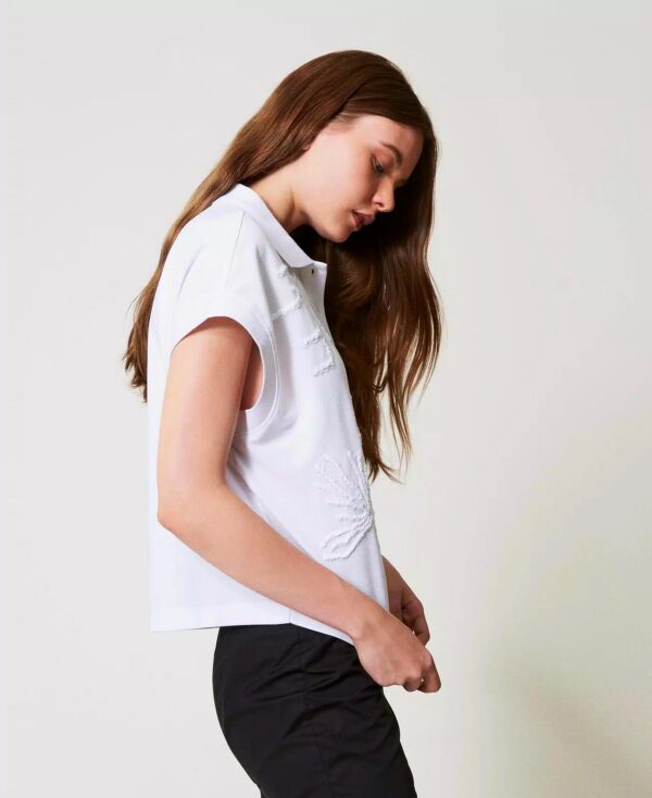 Camiseta polo con bordado - Imagen 3