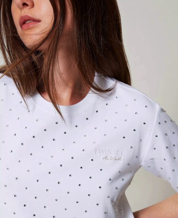 Camiseta con strass