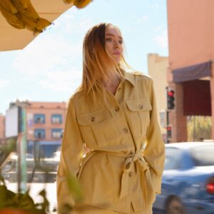 Chaqueta sahariana camel