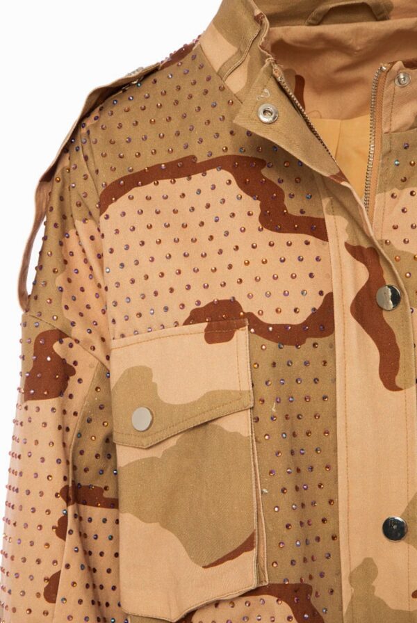 Cazadora camuflaje con strass - Imagen 7