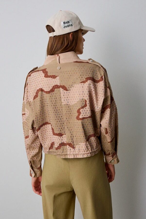Cazadora camuflaje con strass - Imagen 4