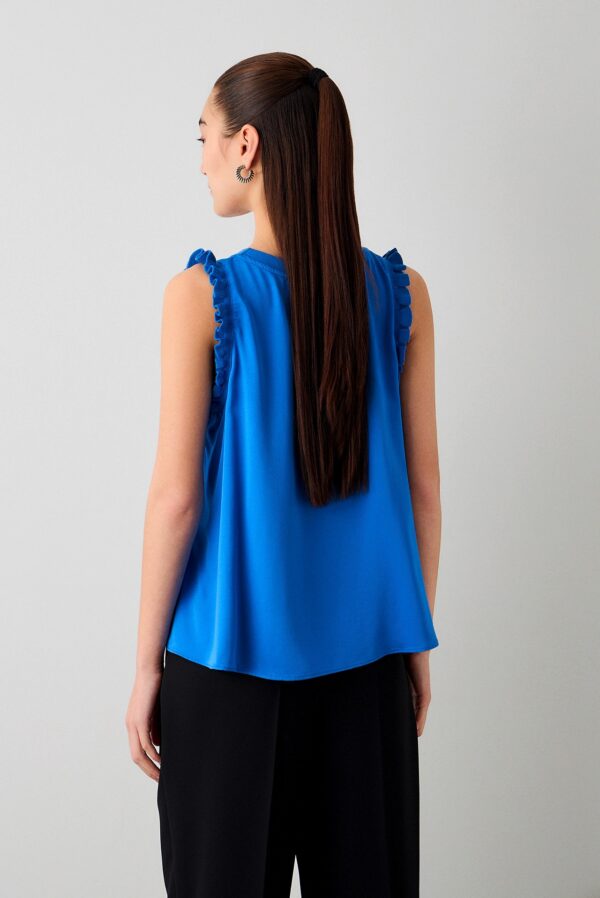 Camiseta sin mangas con volante - Imagen 4