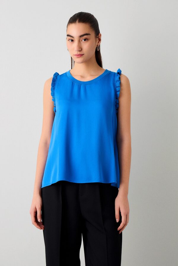 Camiseta sin mangas con volante - Imagen 2