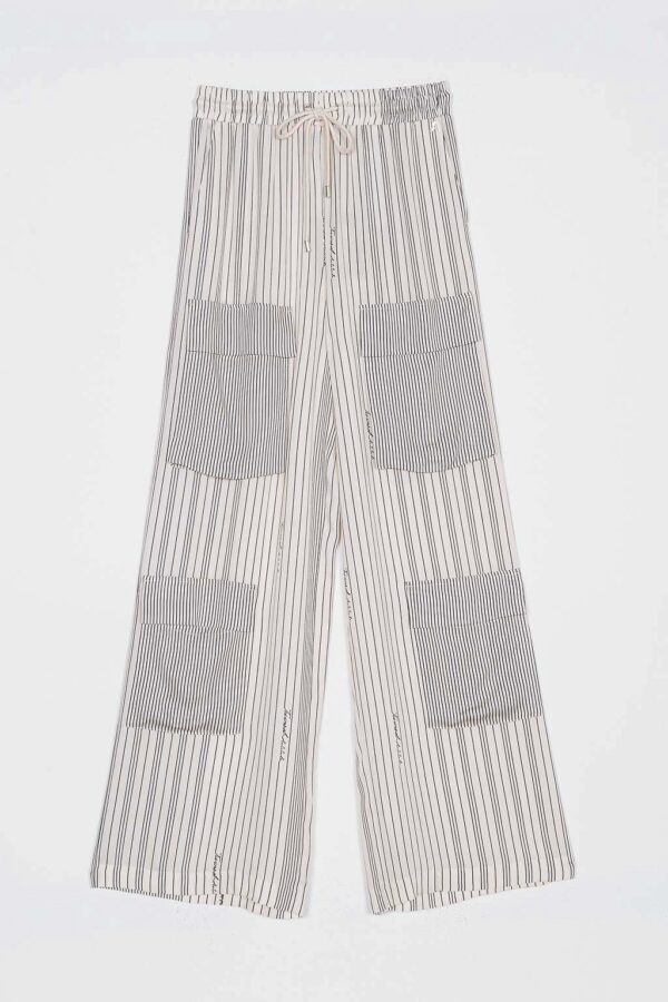 Pantalón de rayas fluido - Imagen 5