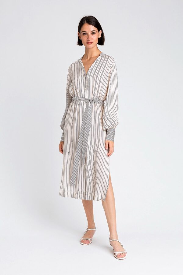 Vestido camisero fluido