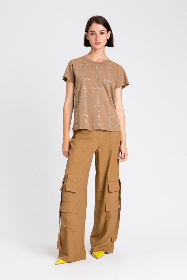 Pantalón cargo camel - Imagen 2