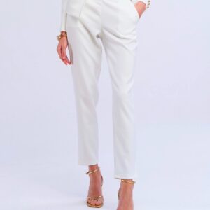 Pantalón blanco con botones