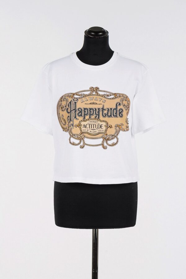 Camiseta Happytude con strass - Imagen 4
