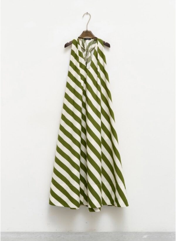 Vestido de rayas verde - Imagen 8