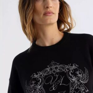 Jersey bordado negro V&L