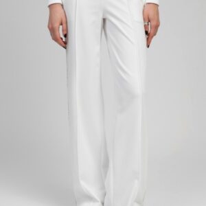 Pantalón blanco con strass en los laterales