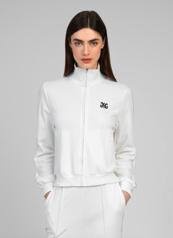 Chaqueta con strass en mangas - Imagen 2