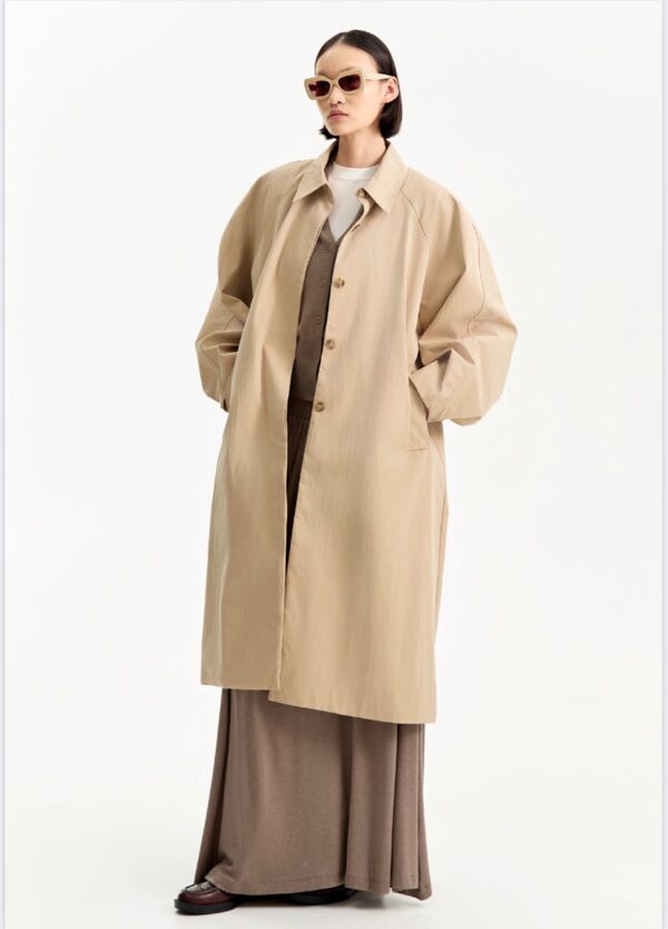 Gabardina beige