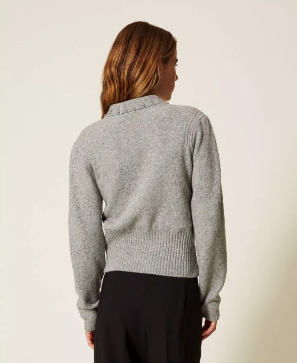Jersey con cuello de strass - Imagen 4