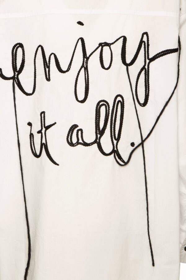 Camisa con bordado trasero - Imagen 7