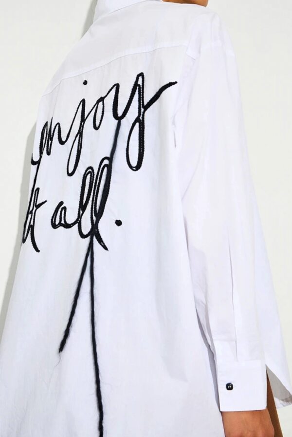Camisa con bordado trasero - Imagen 6