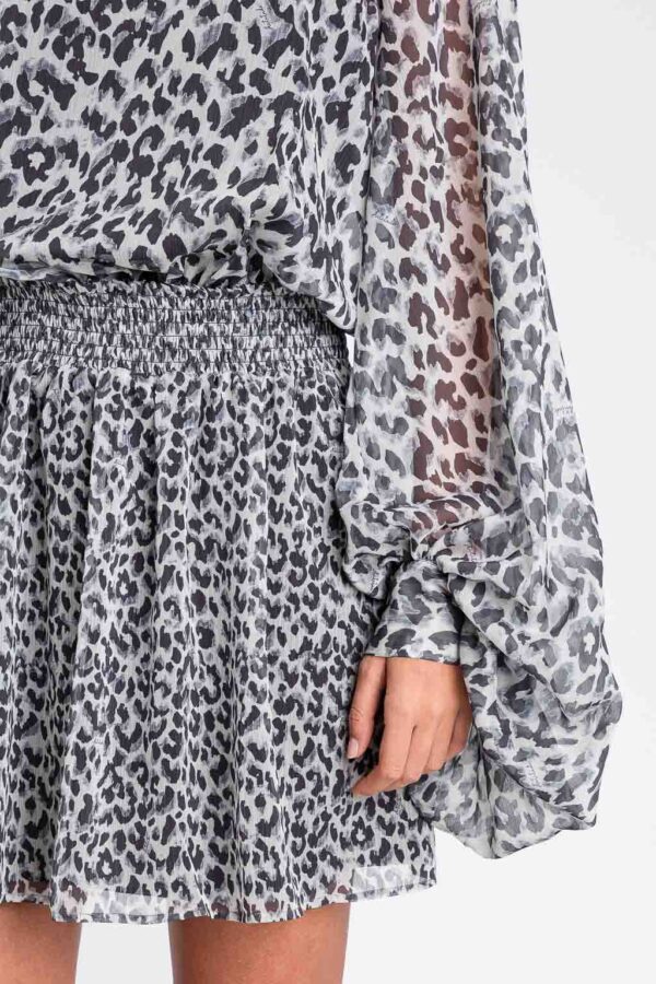 Vestido animal print