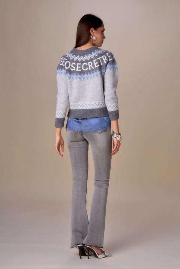 Pantalón vaquero con strass - Imagen 3