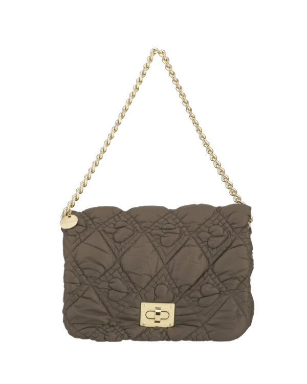 Bolso acolchado topo