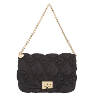 Bolso acolchado negro