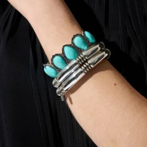 Pulseras turquesa