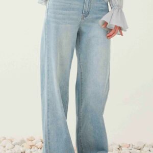 Pantalón vaquero wide leg