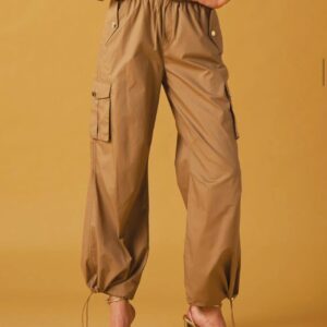 Pantalón cargo choco