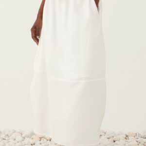 Falda globo blanca