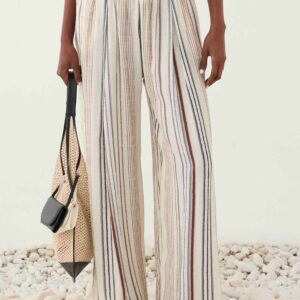 Pantalón de rayas fluido