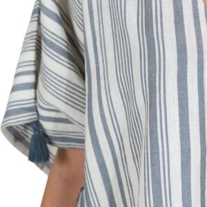 Caftán de rayas gris