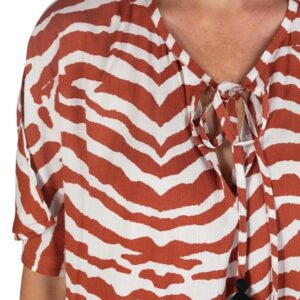 Caftán cebra marrón