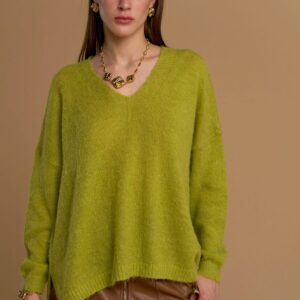 Jersey de pico verde